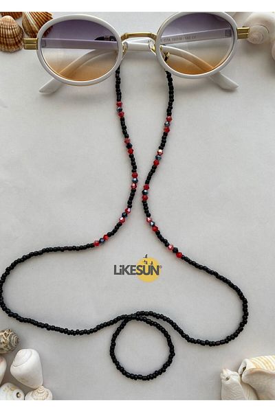 LiKESUN Işıl Collection - Glasses Strap and Double Wrapped Necklace