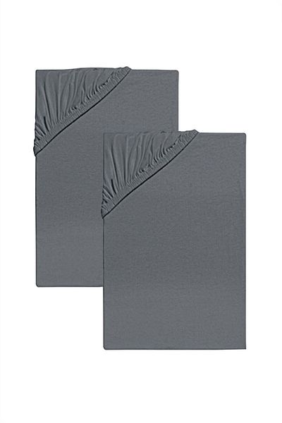 COTENCONCEPT Double 2-Piece Cotton Oversize Elastic 180x200 cm Combed Cotton Sheet Set