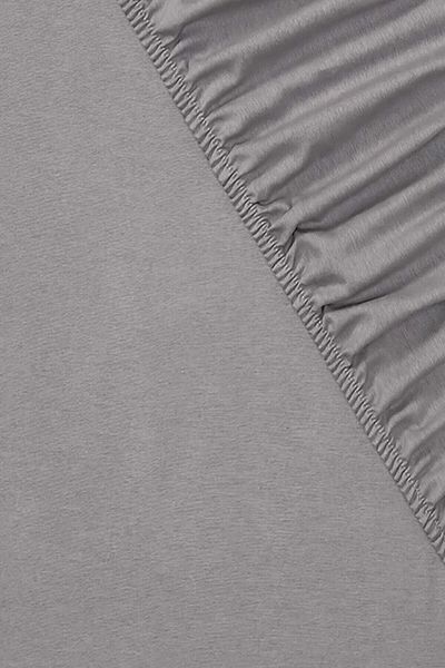 COTENCONCEPT 180x200 Cm King Size Cotton Plain Elastic Fitted Combed Bed Sheet