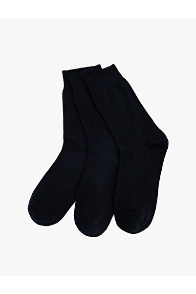 Koton Set of 3 Basic Cotton Blended Socks