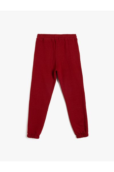 Koton Jogger-Jogginghose, Taillenschnürung, Tasche, Rosette