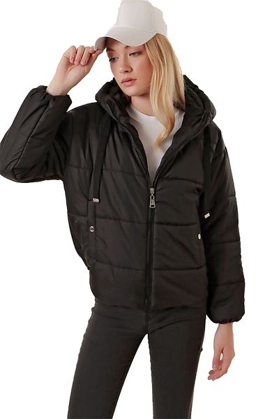 Rodi Women's Puffer Jacket Short Hooded Ds22Kb 025117