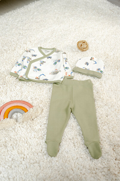 Tiffany Work Machine Theme 3'lü Bebek Zıbın Seti