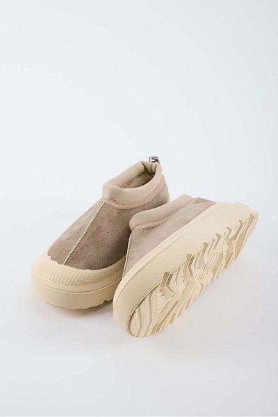 selinshoes Poppy Suede Flat Sole Women's Short Boots - Beige Suede