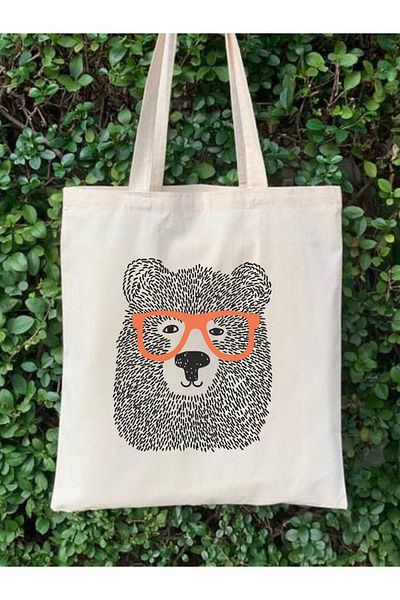 Cemira Geantă de tote Bear Art Geantă de pânză