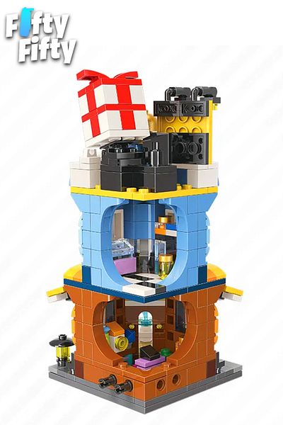 Vagonlife Keeppley City Corner - City Corner Series (389 Pieces) Fashion Store Toy Building Set Ffk-0105