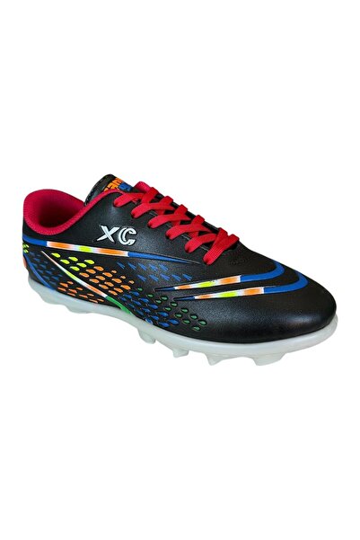 Liger Чоловічі футбольні бутси з шипами, чорні - червоні