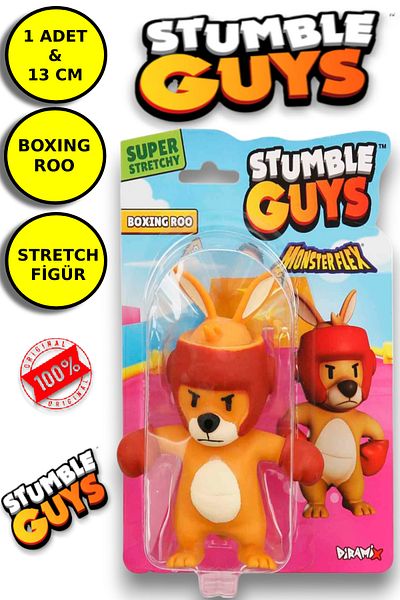 TOYFEST Stumble Guys Boxing Roo - شخصية قابلة للتمدد