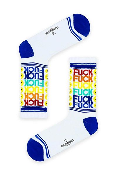 CARNAVAL SOCKS Σετ 6 κάλτσες αθλητικού τένις Gym - Σχεδιασμένο