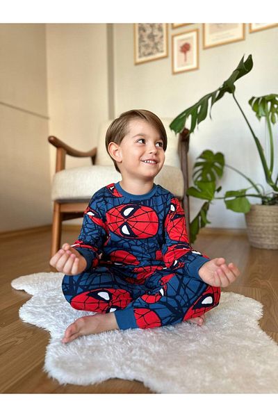 Elidabutik Sada chlapeckého pyžama se vzorem Spiderman