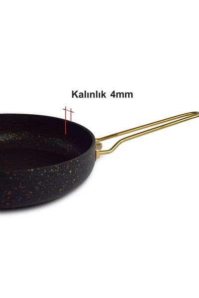 Öncü 30 cm Gold Colored Granite Flat Pan