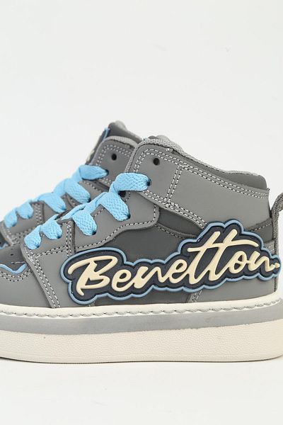 Benetton Gray Children's Sports Shoes - Imported Bni-11091