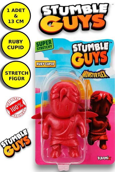 TOYFEST Stumble Guys Ruby Cupid - شخصية قابلة للتمدد