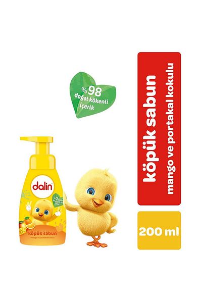 Dalin Foam Soap Mango and Orange Scented 200 ml