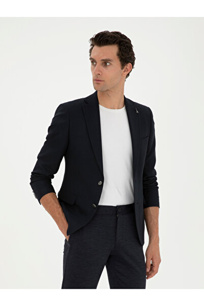 Cacharel Lacivert Slim Fit Blazer Ceket 50293944-VR033