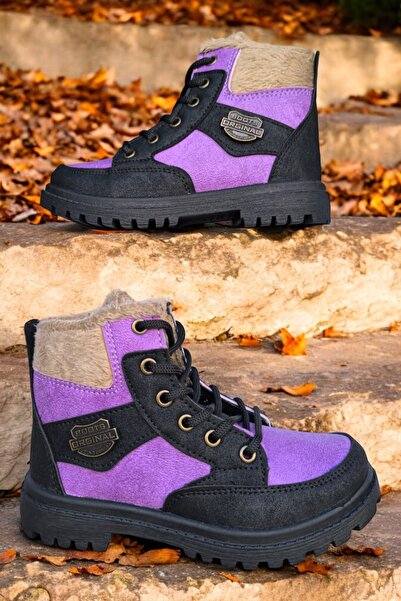 Nubbock Κοριτσίστικες μωβ αδιάβροχες καθημερινές άνετες μπότες NK1086