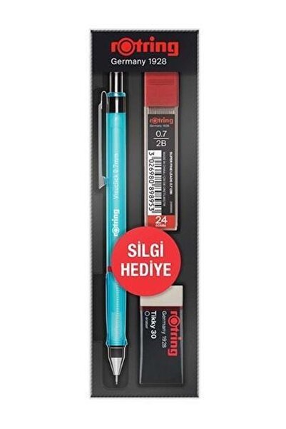 Rotring VİSUCLİCK + MİN SİLGİ OKUL SEPETİ 07 MAVİ