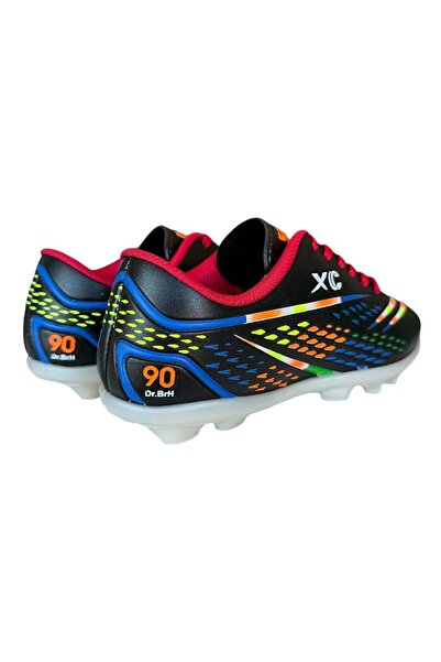 Liger Чоловічі футбольні бутси з шипами, чорні - червоні