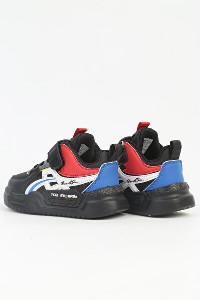 Benetton Black Children's Sports Shoes - Imported Bni-11092