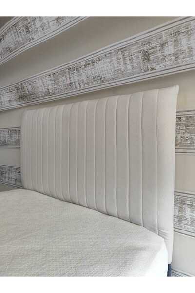 ByDekor Tasarım Sonne Baza Yatak Başlık Kılıfı Krem 180 Cm