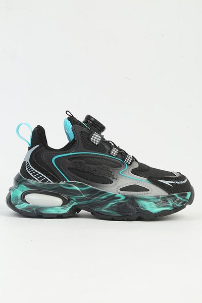 Benetton Imported Black Children's Sports Shoes - Bni-11094