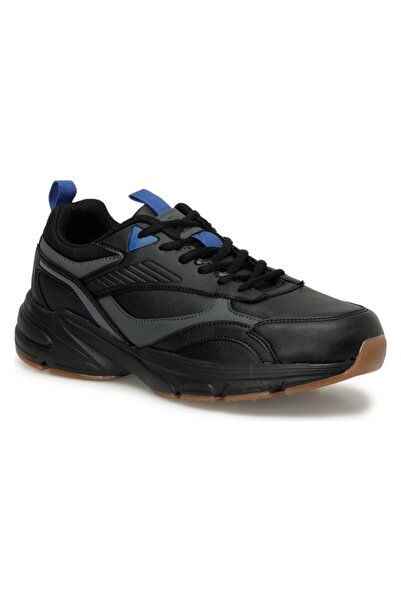 Kinetix Hectic Pu 3pr Black Men's Sports Shoes