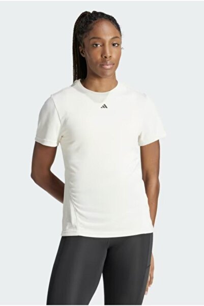 adidas HEAT.RDY HIIT Serin tutan Kadın beyaz antrenman Tshirt