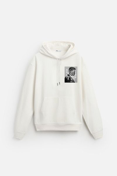 Butik Суитшърт с качулка и кенгуру джоб Trend Biz Creative Print