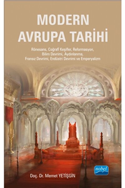 Nobel Akademik Yayıncılık Modern Avrupa Tarihi