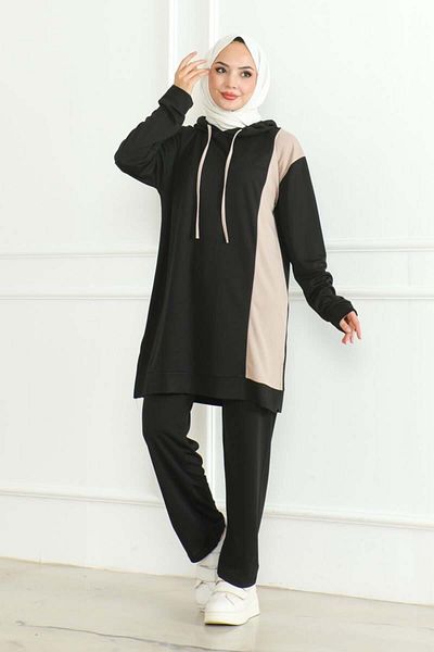 MG Black Oversize Sports Set