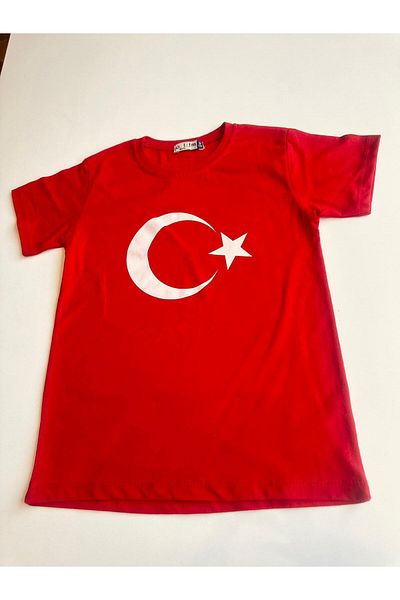 Gala Tricou UNISEX - Cu Steaua Lunii și Steagul Turciei