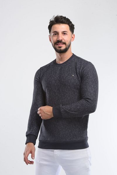 HEDEFNUR TEKSTİL Super Quality Thessaloniki Knit - Printed Pattern, Zero Collar