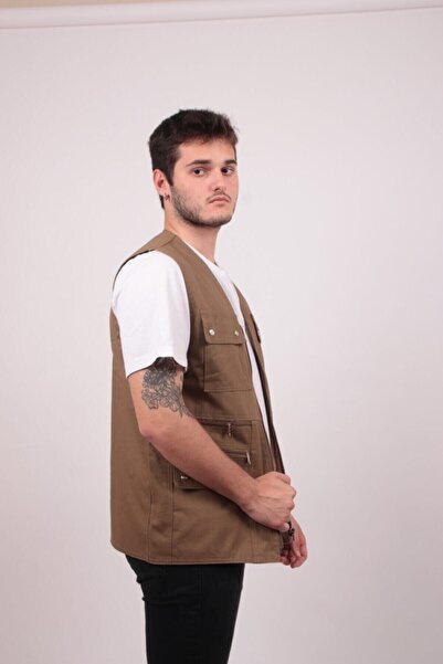 gambia outdoors Ανδρικό γιλέκο κυνηγιού με πολλές τσέπες μπαμπάς