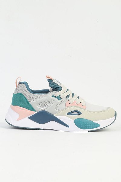 Benetton Gray Imported Women's Sneakers - Bni-11109