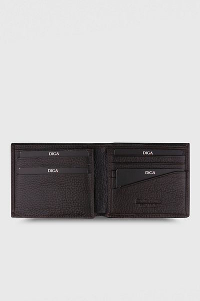 DİGA 777 Model Real Leather Brown Wallet