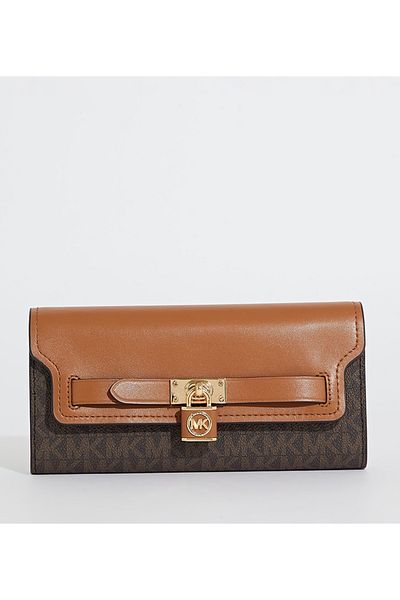 Michael Kors Women's Wallet - Model 34T2G9He7B-Brn-Acorn