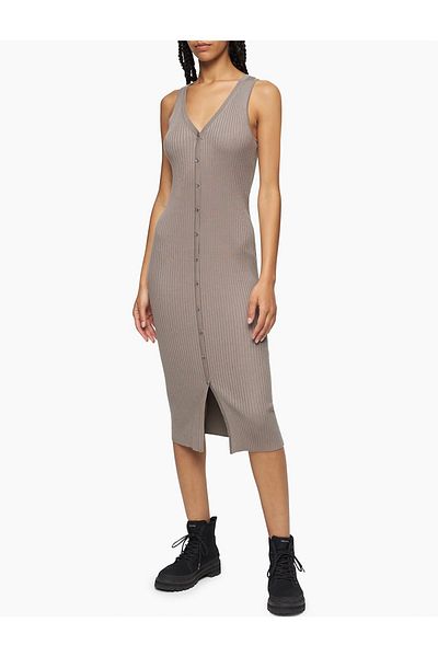Calvin klein grey dresses outlet