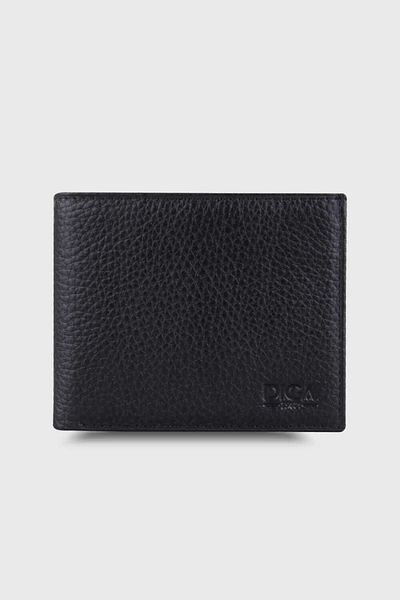 DİGA 03 Model Classic Python Real Leather Black Wallet