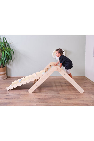 Orfis Montessori Tırmanma Merdiveni ve Rampa İkili Set