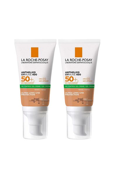 La Roche Posay Anthelios Uvmune400 Spf 50+ Oil Control - Colorful Sunscreen 50 ml 2 Pieces