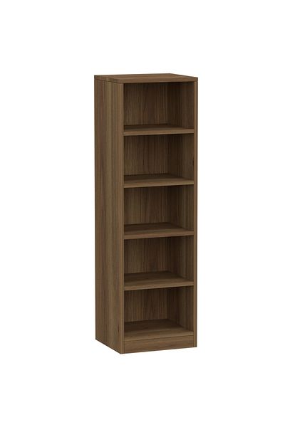 Mahmayi Wooden Storage Display Shelves 5-Tier Freestanding, Zabrano