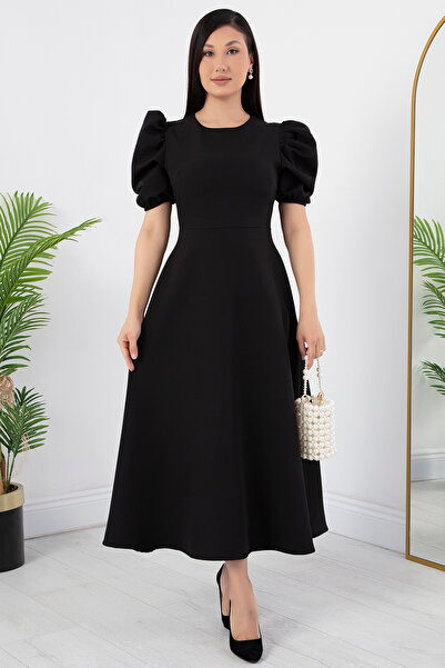 PULLIMM Atlas haljina sa balon rukavima - DKS985