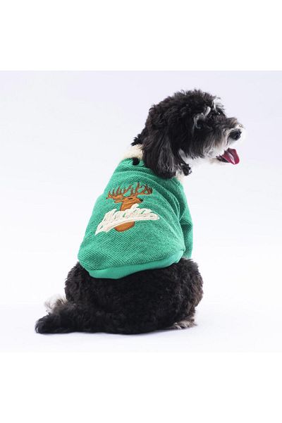 Pawstar Green Alaska Cat Dog Sweat - Cat Dog Outfit