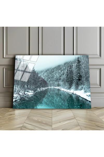 Harikabirev Hari̇kabi̇rev | Unbreakable Glass (Tempered) Winter Nature Landsc...