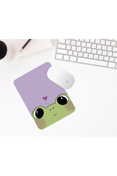 FenerciHediyelik لوحة ماوس مطبوع على شكل ضفدع لطيف