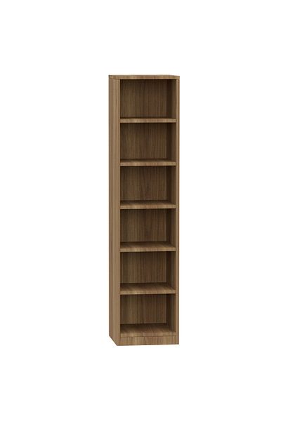 Mahmayi Wooden Storage Display Shelves 6-tier Freestanding, Box Shelves, Zabrano