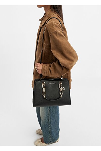 Michael Kors حقيبة كتف نسائية سوداء - 30s4gcys2t