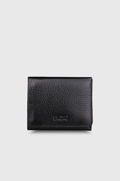 DİGA 829 Model Real Leather Black Wallet