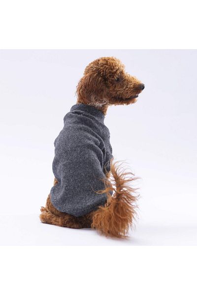 Pawstar Black Merino Cat Dog Sweat - Cat Dog Outfit