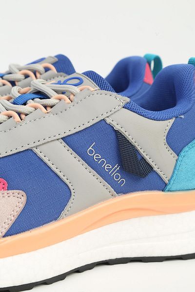 Benetton Saks Blue Imported Women's Sneakers - Bni-11132